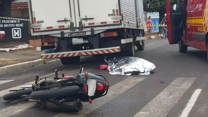 Caminhoneiro que matou jovem em cruzamento de Três Lagoas disse que não viu motociclista