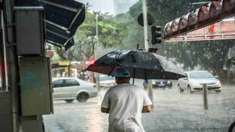 Sábado amanhece friozinho e frente fria provoca mais chuva em MS