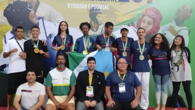 Atletas de MS conquistam 9 medalhas no Grand Slam de Taekwondo e são classificados para seleção