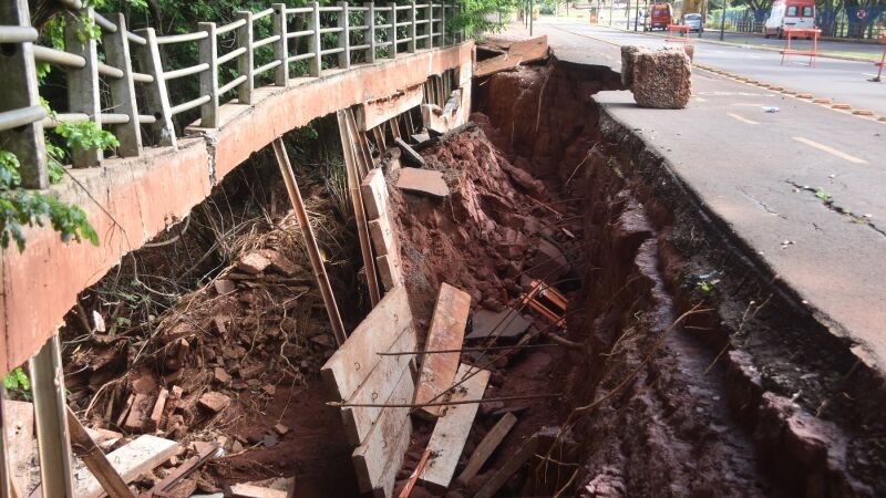 Em Brasília, prefeita pede socorro para reparar estragos das chuvas na Capital