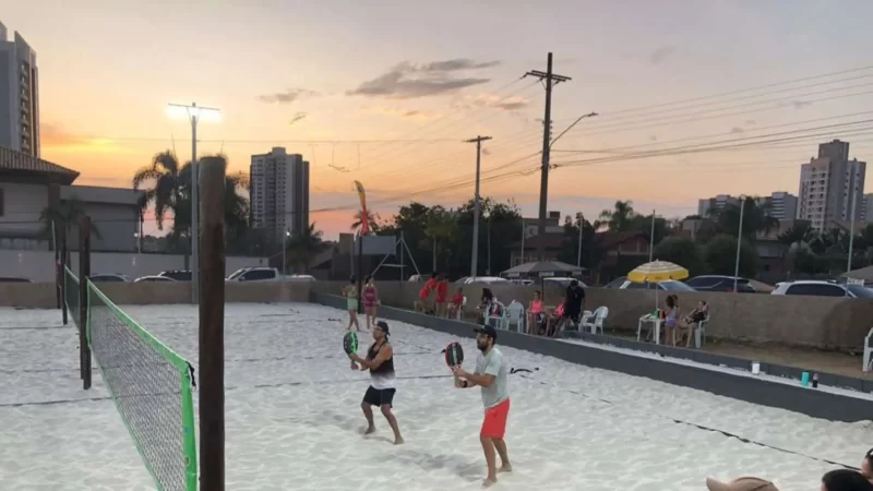 Campo Grande recebe etapa nacional de torneio de beach tennis neste fim de semana