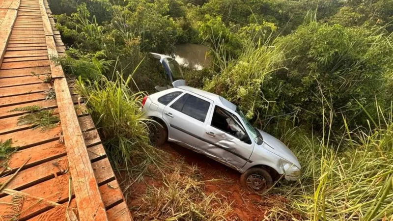 Pescador é arremessado de ponte após ser atropelado por motorista bêbado