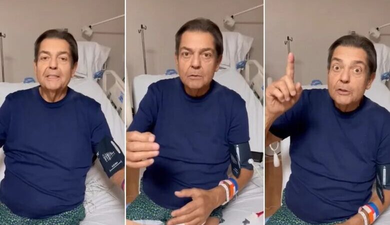 Após especulações, Faustão grava vídeo no hospital e tranquiliza fãs