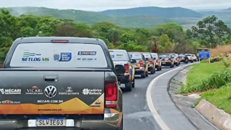 Caravana chega ao pacífico; caminhão com carne bovina nem saiu de MS