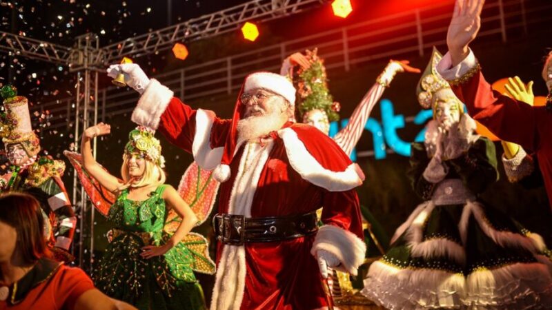 Papai Noel pousa o trenó hoje em Campo Grande