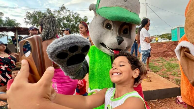 Natal nos bairros chega ao Jardim Noroeste com música, brinquedos, brindes e o Papai Noel