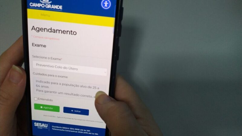 Exame preventivo de colo do útero é gratuito e pode ser agendado online em Campo Grande