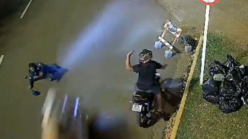 PM é atropelado durante trabalho em meio a aglomeração nos altos da Afonso Pena