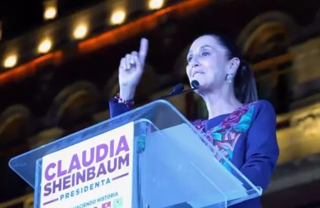 Claudia Sheinbaum é eleita a primeira mulher presidente do México