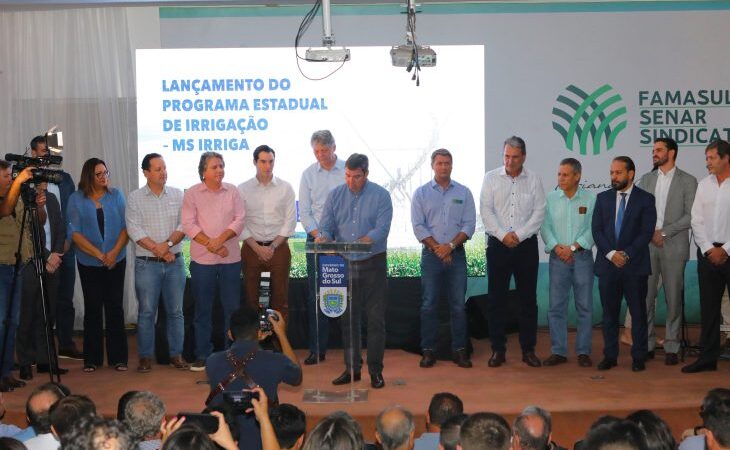 Com sustentabilidade, Governo de MS lança programa para aumentar área irrigada e produção