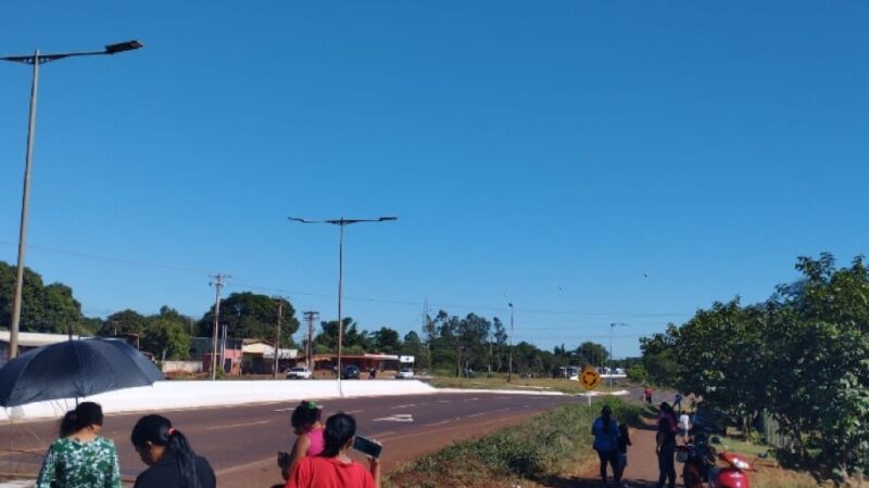 Indígenas bloqueiam rodovia do interior de MS em protesto contra falta d’água