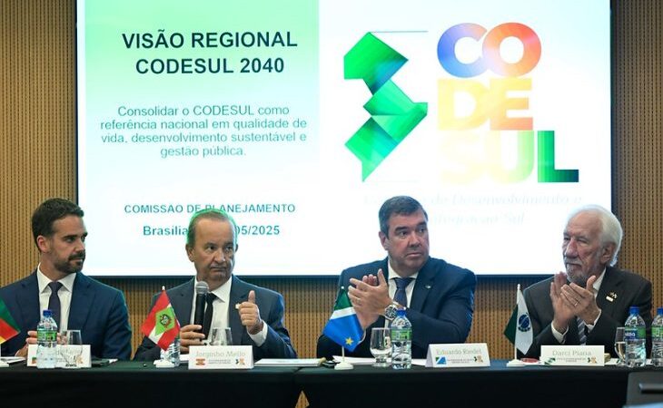 Visão Regional 2040: MS encabeça estratégia de desenvolvimento conjunto com RS, PR e SC
