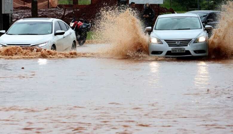 Inmet alerta para tempestade com granizo em CG e parte de MS