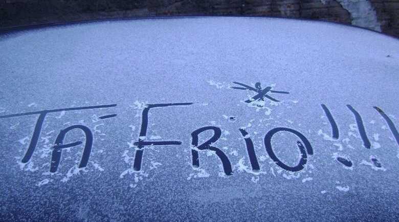 Cidade mais fria do estado registrou 2,6°C nesta madrugada