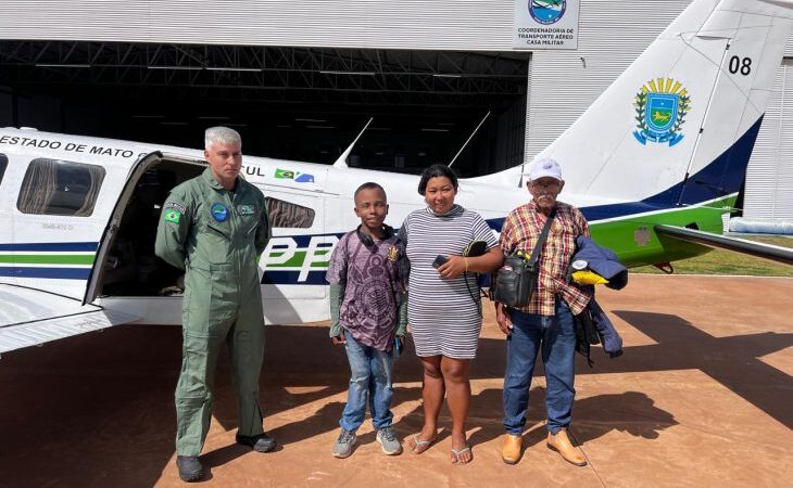 Com agilidade e comprometimento, MS realiza transporte aéreo de urgência para transplante em São Paulo