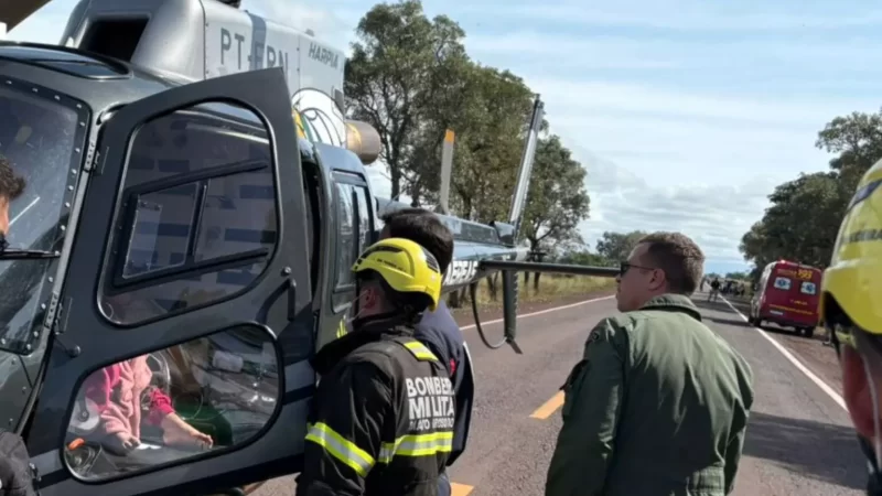 Menina de 6 anos ferida em acidente na BR-262 teve perna amputada: ‘lutando pela vida’
