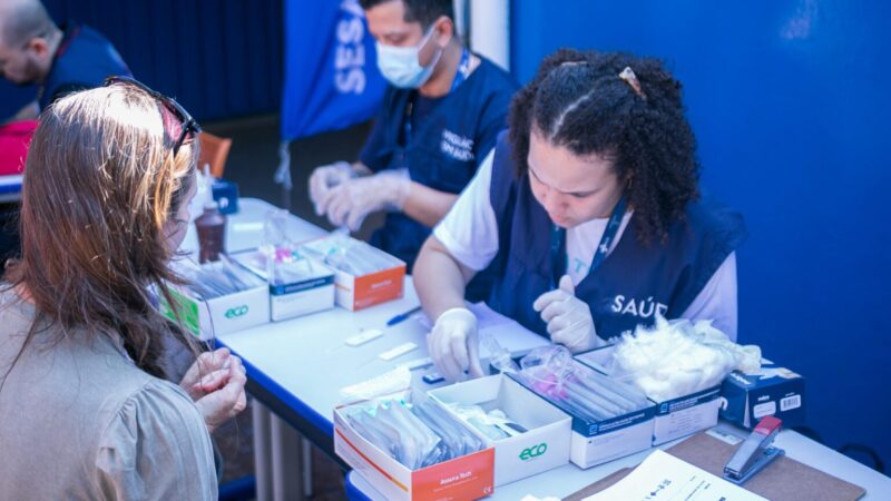 Prefeitura promove ação de prevenção às hepatites em unidade de saúde