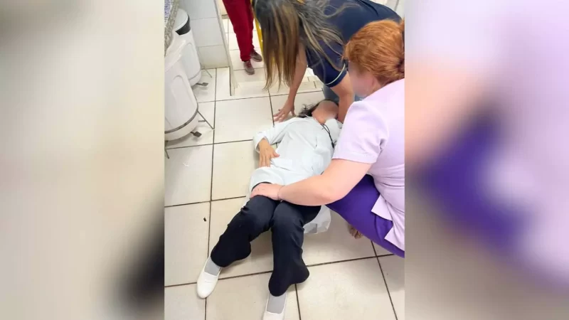 Enfermeira é agredida com socos por paciente e desmaia na UPA Leblon em Campo Grande