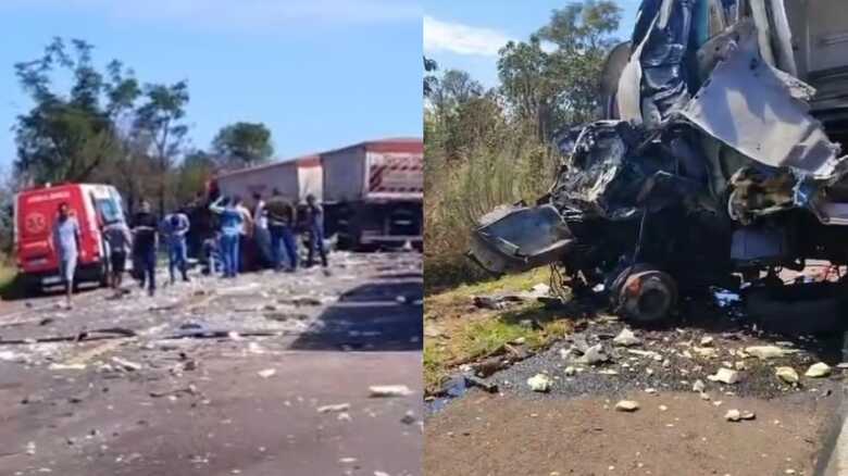 Acidente deixa dois mortos na BR-262, entre Campo Grande e Ribas do Rio Pardo
