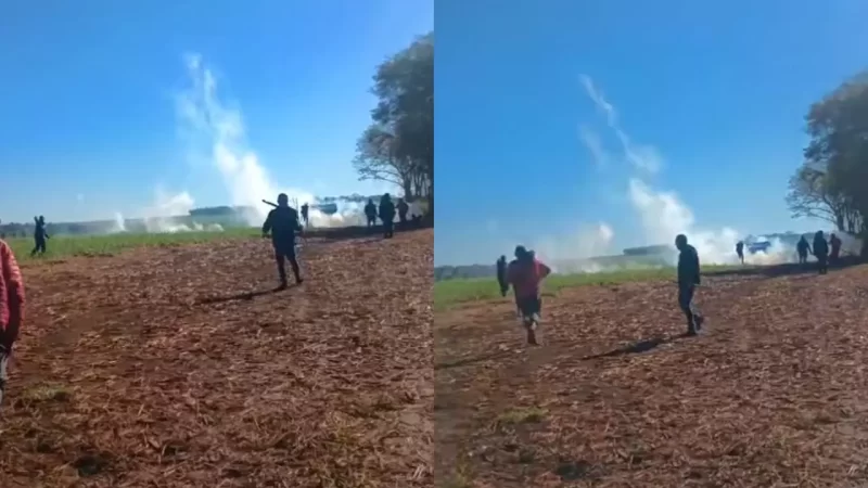 Indígenas e policiais entram em conflito em aldeia de Caarapó