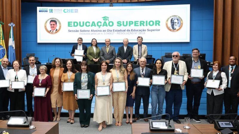 Dia da Educação Superior na ALEMS marca posse histórica de mulheres no conselho