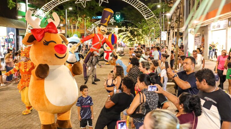 Natal dos Sonhos vai movimentar comércio com shows, apresentações culturais e espetáculo circense