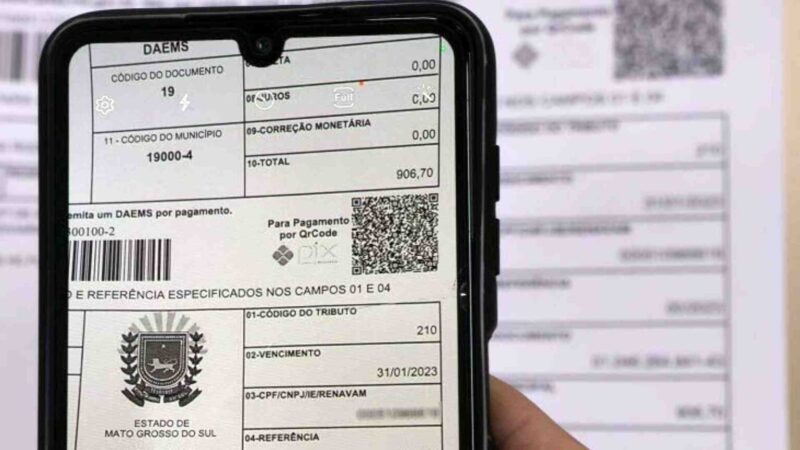 Primeira parcela do IPVA vence nesta sexta-feira em Mato Grosso do Sul