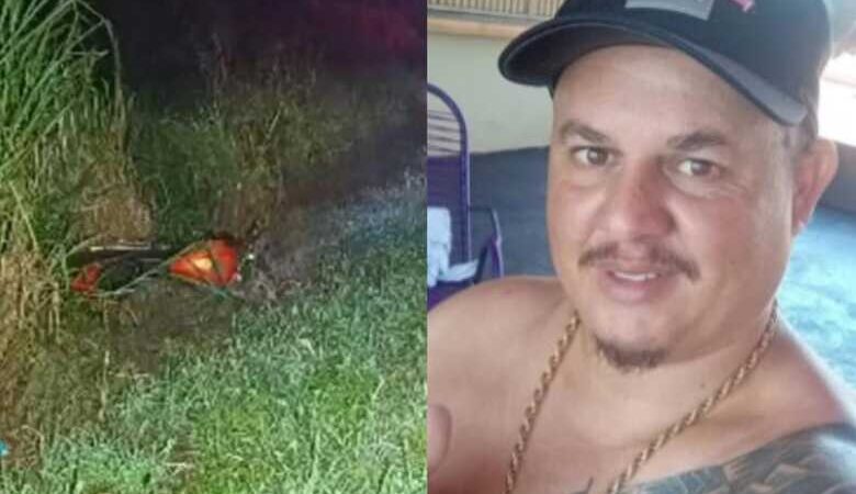Ex-jogador de futebol morre em acidente de moto na BR-163, em Dourados