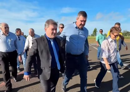 Riedel e Tereza participam de agenda em comemoração do aniversário de Coxim