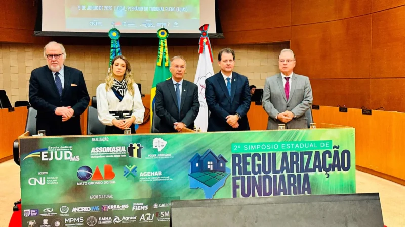 TJMS e Assomasul realizam na quinta 3º Simpósio de Regularização Fundiária