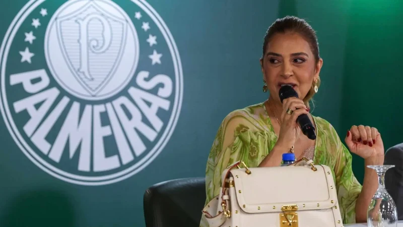 Leila diz que Palmeiras quer sair da Libra e cutuca Flamengo: ‘Acha que é o Real Madrid’