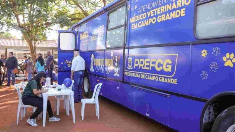 Tem pet? Consultório móvel leva serviço veterinário gratuito a três regiões da Capital