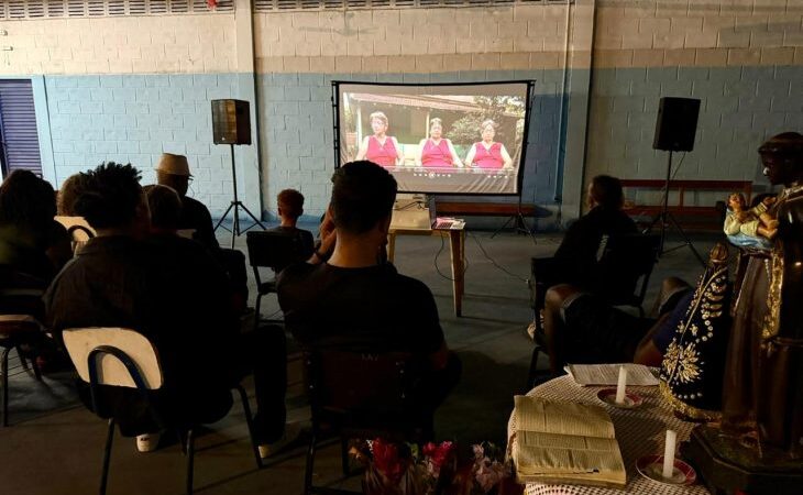 Rota Cine MS Povos Tradicionais estreia na Comunidade Tia Eva e leva cinema, memória e pertencimento ao público quilombola