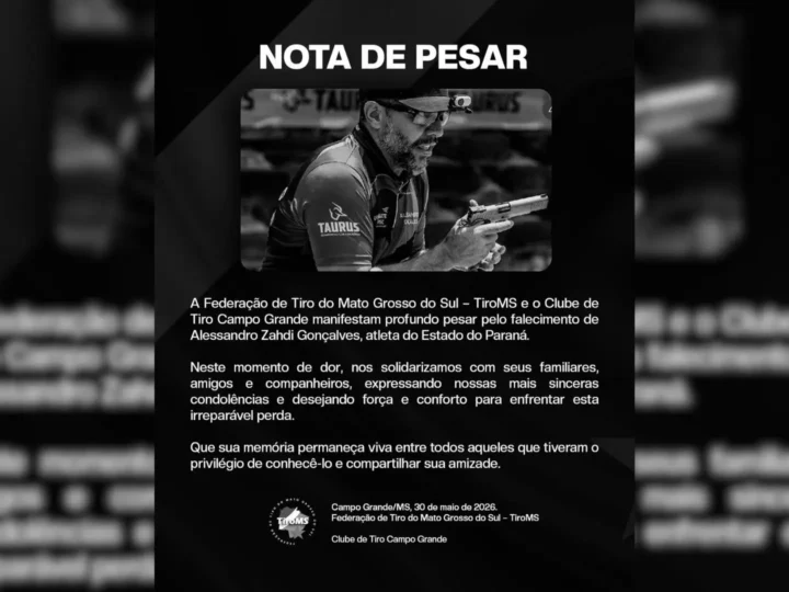 Federação de tiro lamenta morte de advogado paranaense em competição de Campo Grande