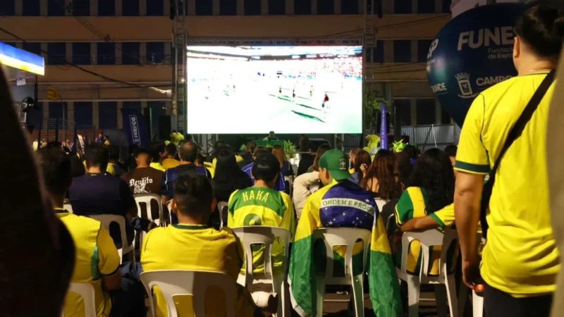 Cidade da Copa retorna para Brasil e Japão em dia ensolarado na Capital