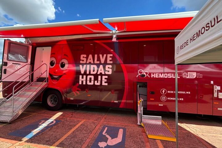 Junho Vermelho mobiliza doadores e leva Hemosul Móvel para municípios de Mato Grosso do Sul