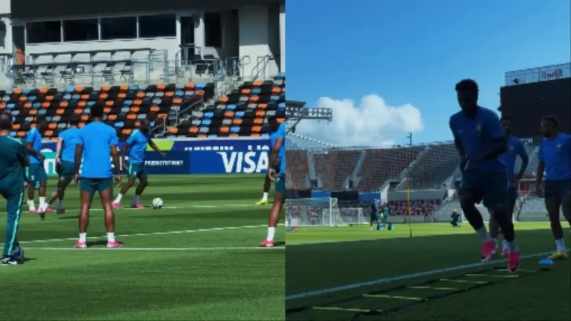 Com Neymar e Vini Jr, Brasil faz último treino antes de encarar o Japão