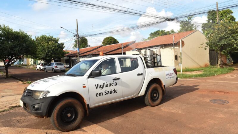 Fumacê passa por dois bairros nesta quarta-feira