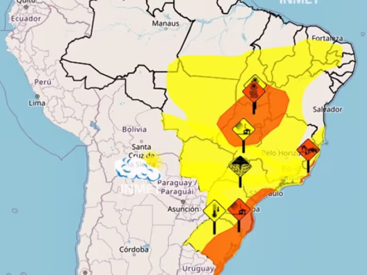 Inmet emite alertas de vendaval para Mato Grosso e mais 10 estados; confira