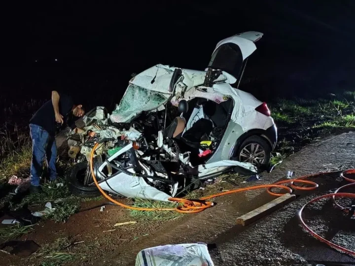 Homem de 38 anos e adolescente de 13 morrem em acidente na BR-267, entre Rio Brilhante e Maracaju