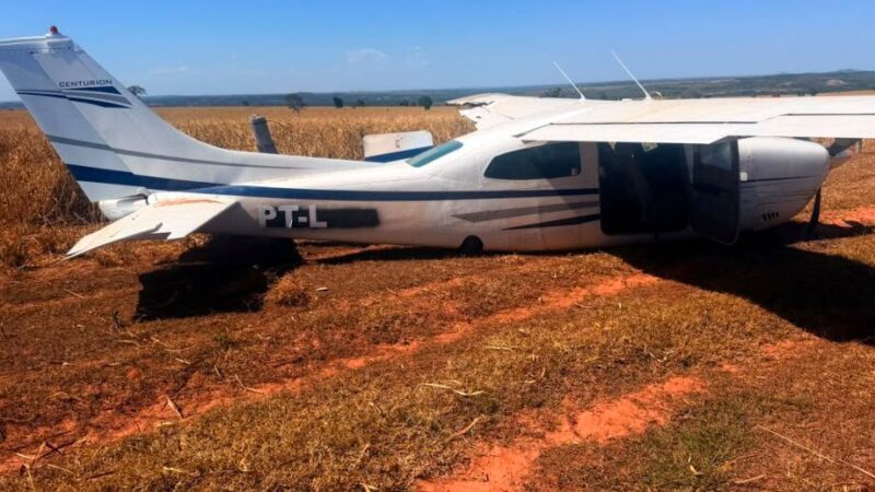 Avião interceptado entre Camapuã e São Gabriel do Oeste pode ter sido usado para fuga de grupo que matou policial na Bolívia
