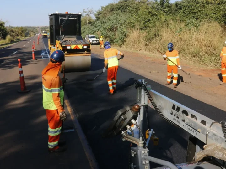 BR-163/MS tem 19 pontos com obras nesta sexta