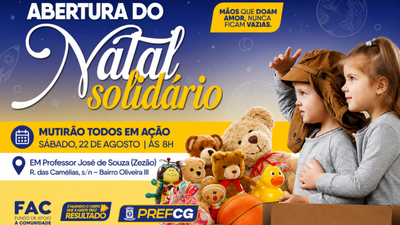 FAC lança Campanha Natal Solidário em Campo Grande