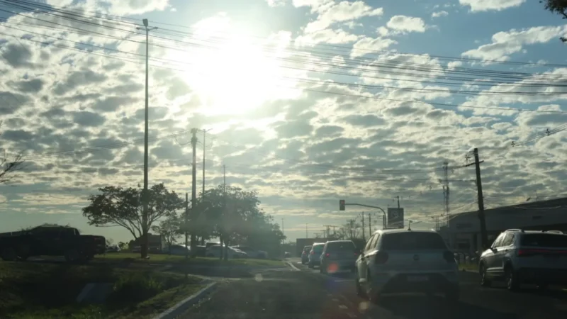 Após passagem de frente fria, MS deve ter temperaturas de até 37°C nesta segunda