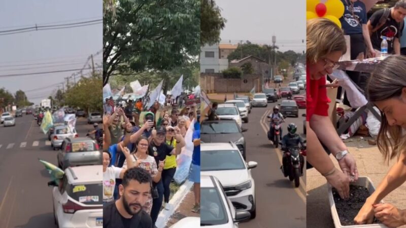 Adesivaços e ‘début’ de comitês marcam início da campanha eleitoral em Mato Grosso do Sul