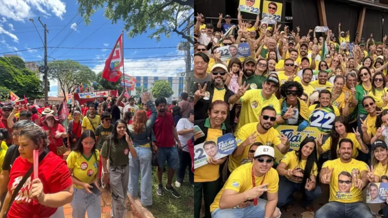Campo Grande tem atos a favor de Flávio Bolsonaro e Lula neste sábado