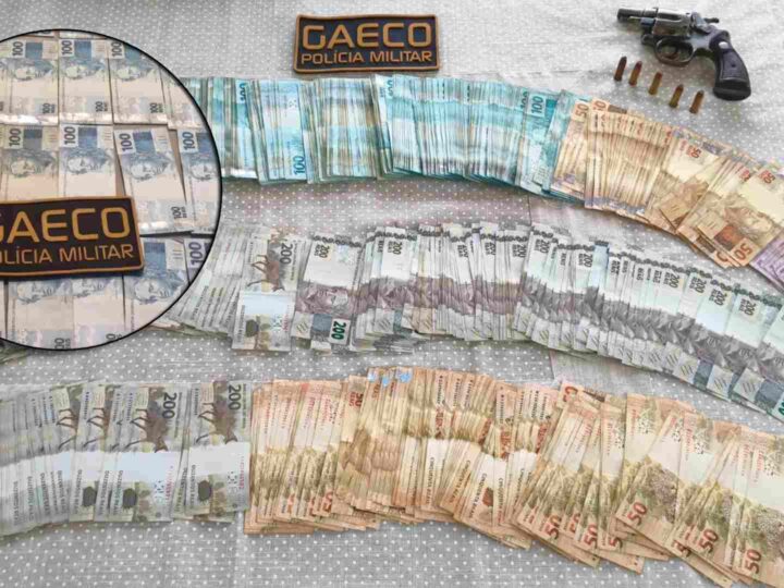 Gaeco apreendeu maços de notas de R$ 200 com investigados de cartel da confecção em MS